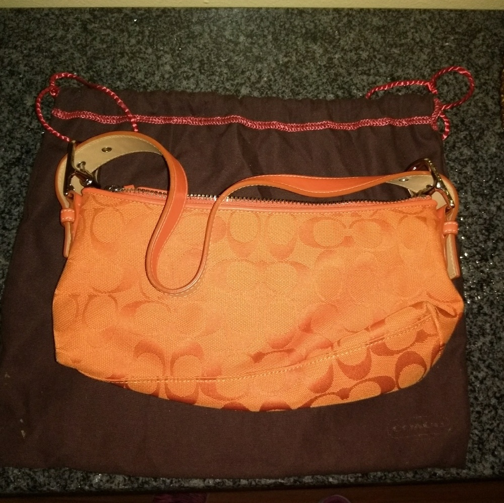 Coach Handbag Tennessee Orange